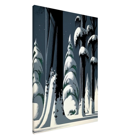 Eyvind Earle - Yosemite Canvas - 20x30 cm / 8x12 inches-canvas