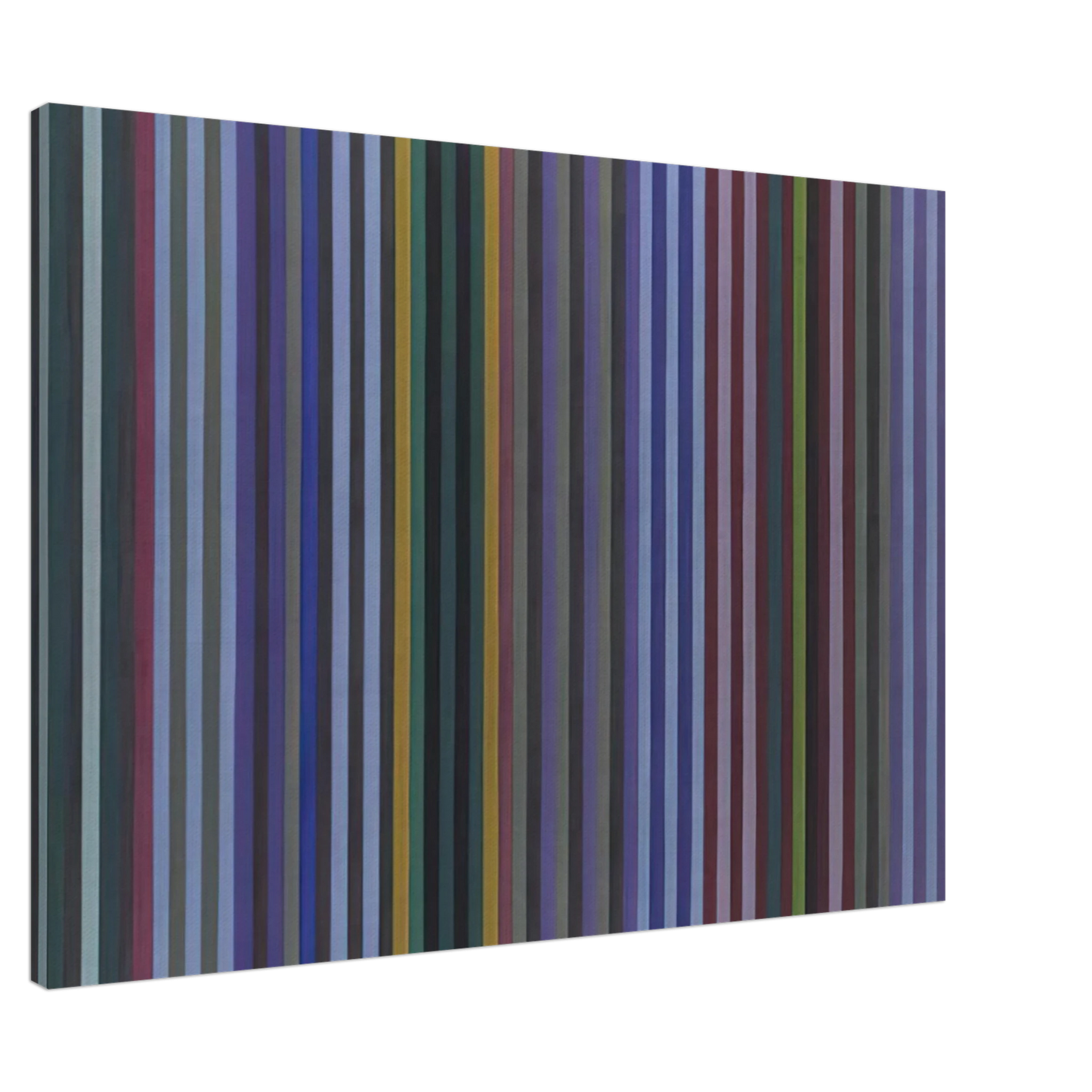 Gene Davis - Mohawk - 1970 Canvas - 20x30 cm / 8x12 inches-canvas