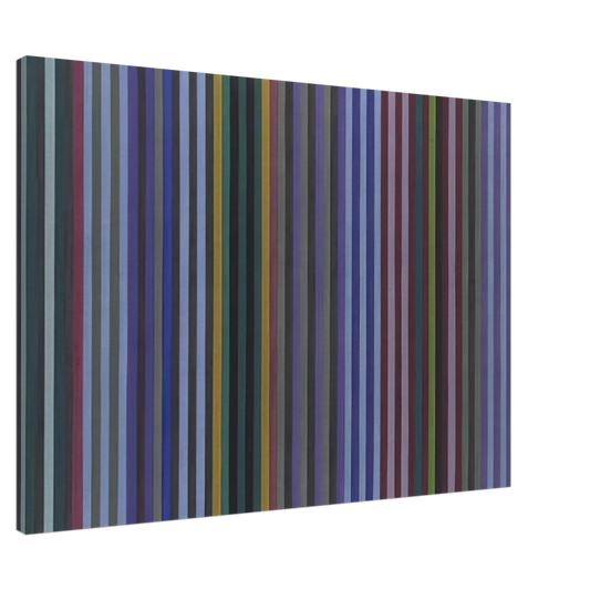 Gene Davis - Mohawk - 1970 Canvas - 20x30 cm / 8x12 inches-canvas