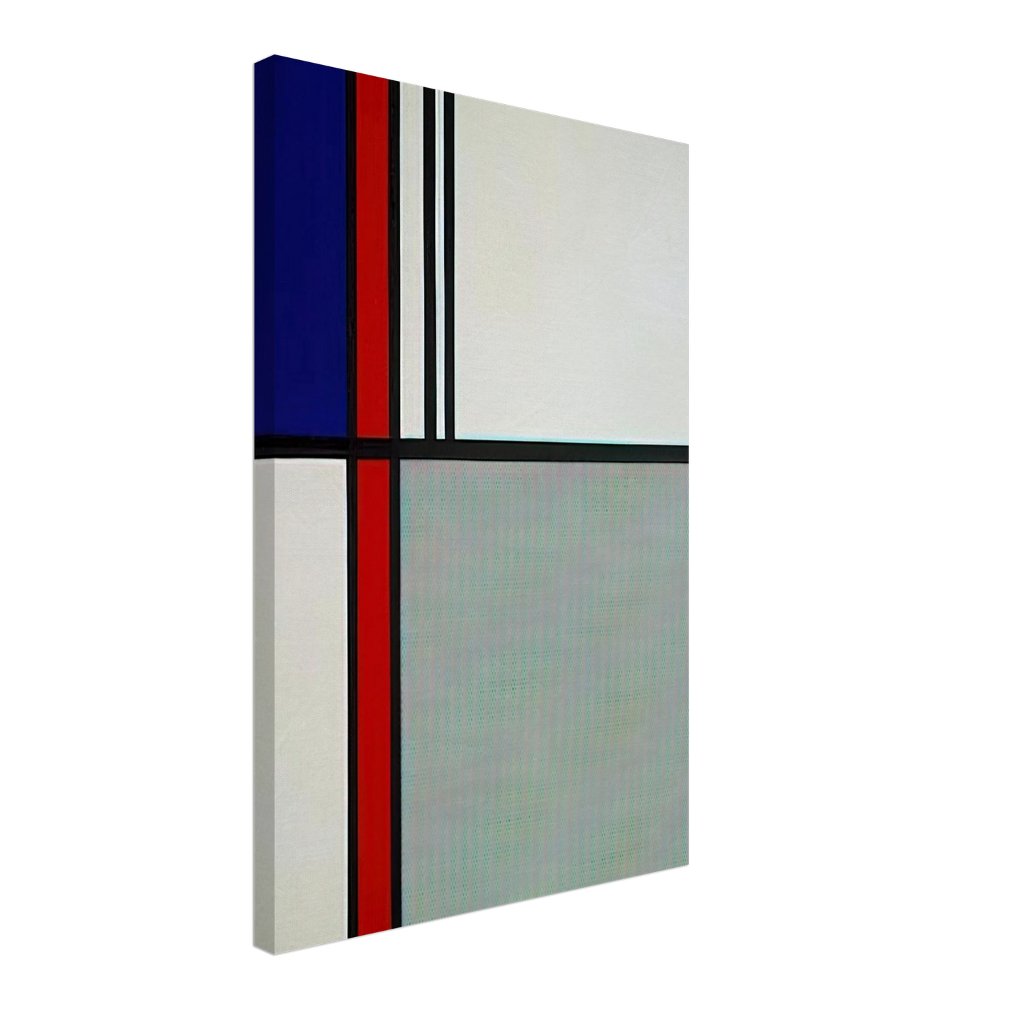 Roy Lichtenstein - NONOBJECTIVE II 1964 Canvas - 40x60 cm / 16x24 inches-canvas