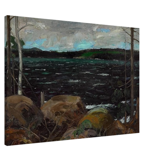 Tom Thomson - NORTHERN LAKE 1913 Canvas - 20x30 cm / 8x12 inches-canvas