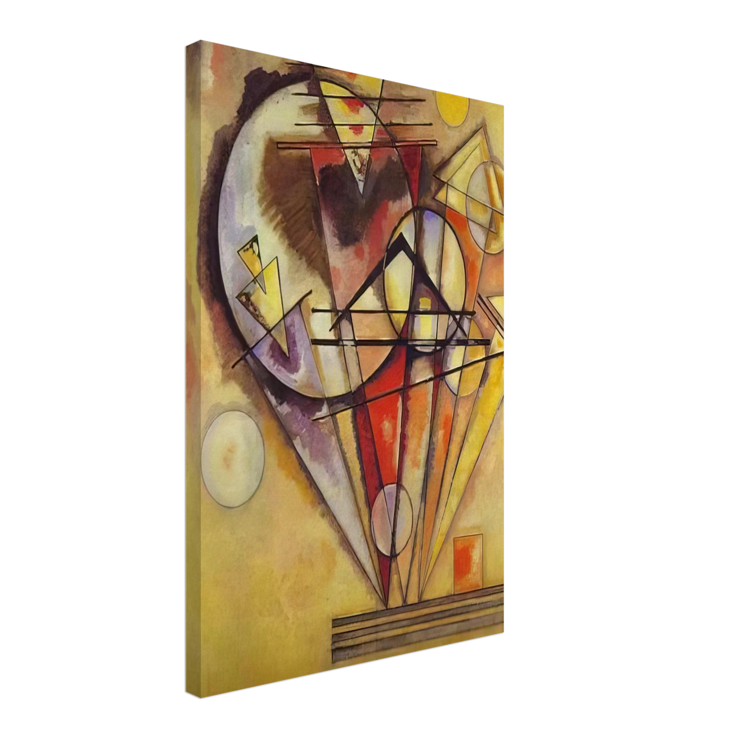 Wassily Kandinsky - ON THE POINTS 1928 Canvas - 70x100 cm / 28x40 inches-canvas