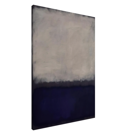 Mark Rothko - Blue and gray - 1962 Canvas - 20x30 cm / 8x12 inches-canvas
