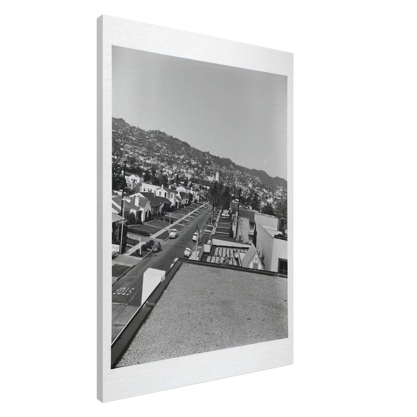 Edward Ruscha - RESIDENTIAL ROOFTOPS SERIES 1 Canvas - 20x30 cm / 8x12 inches-canvas