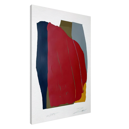 Larry Zox - Odon I - 1981 Canvas - 20x30 cm / 8x12 inches-canvas
