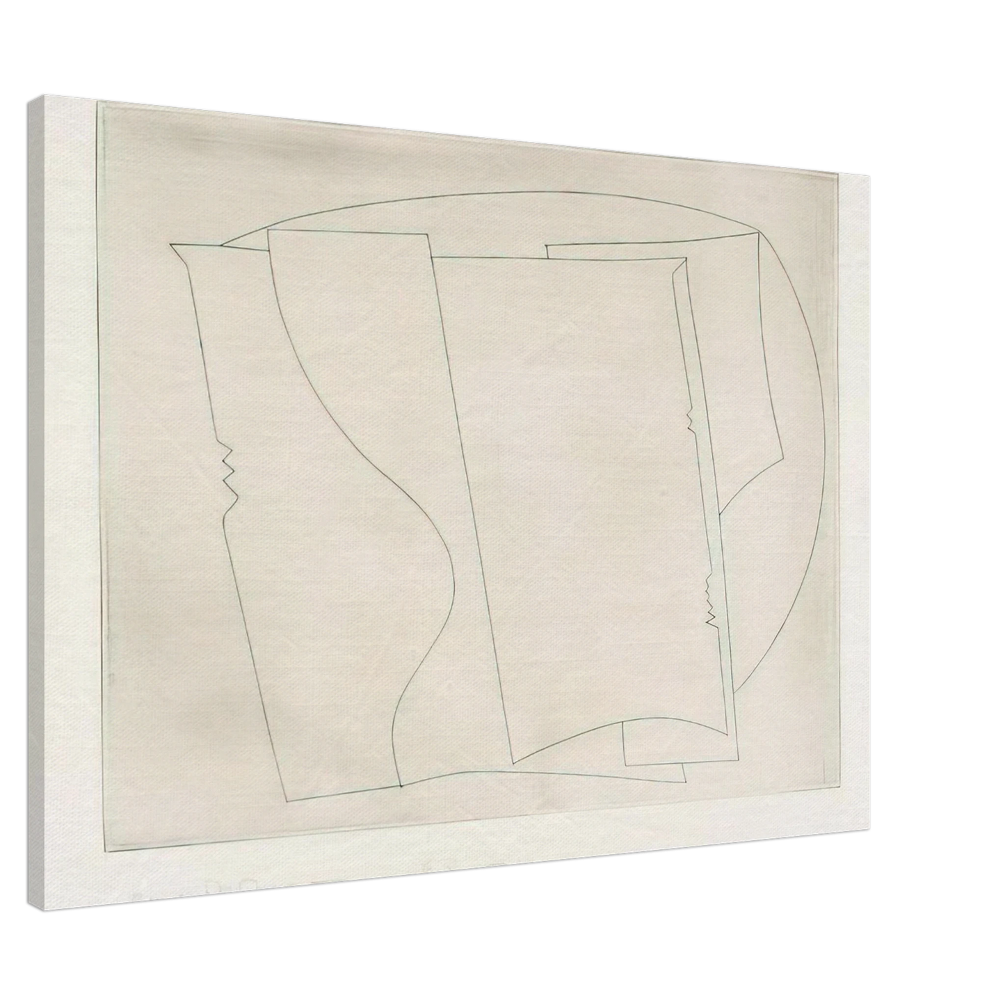 Ben Nicholson - Ronco - 1967 Canvas - 20x30 cm / 8x12 inches-canvas