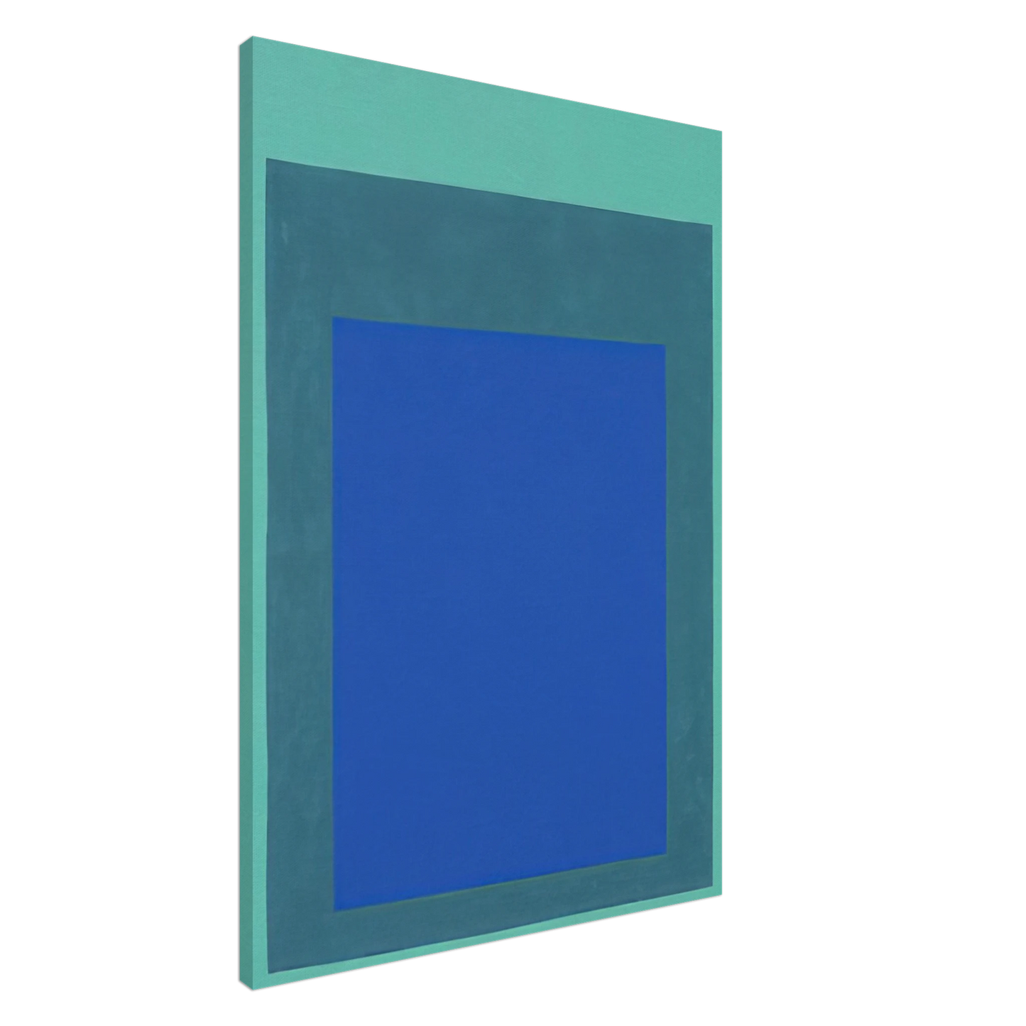 Josef Albers - HOMAGE TO THE SQUARE 1976 Canvas - 20x30 cm / 8x12 inches-canvas