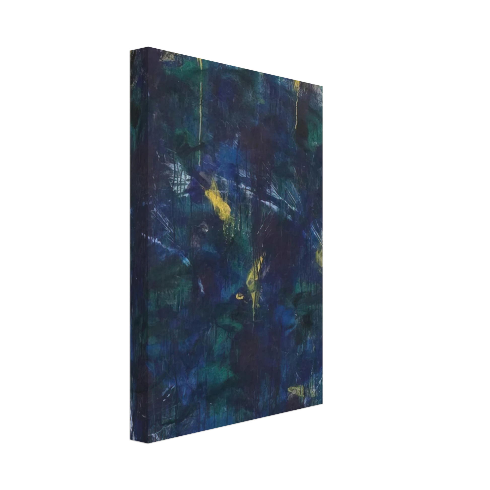 Norman Bluhm - Green Frost - 1957 Canvas - 40x60 cm / 16x24 inches-canvas