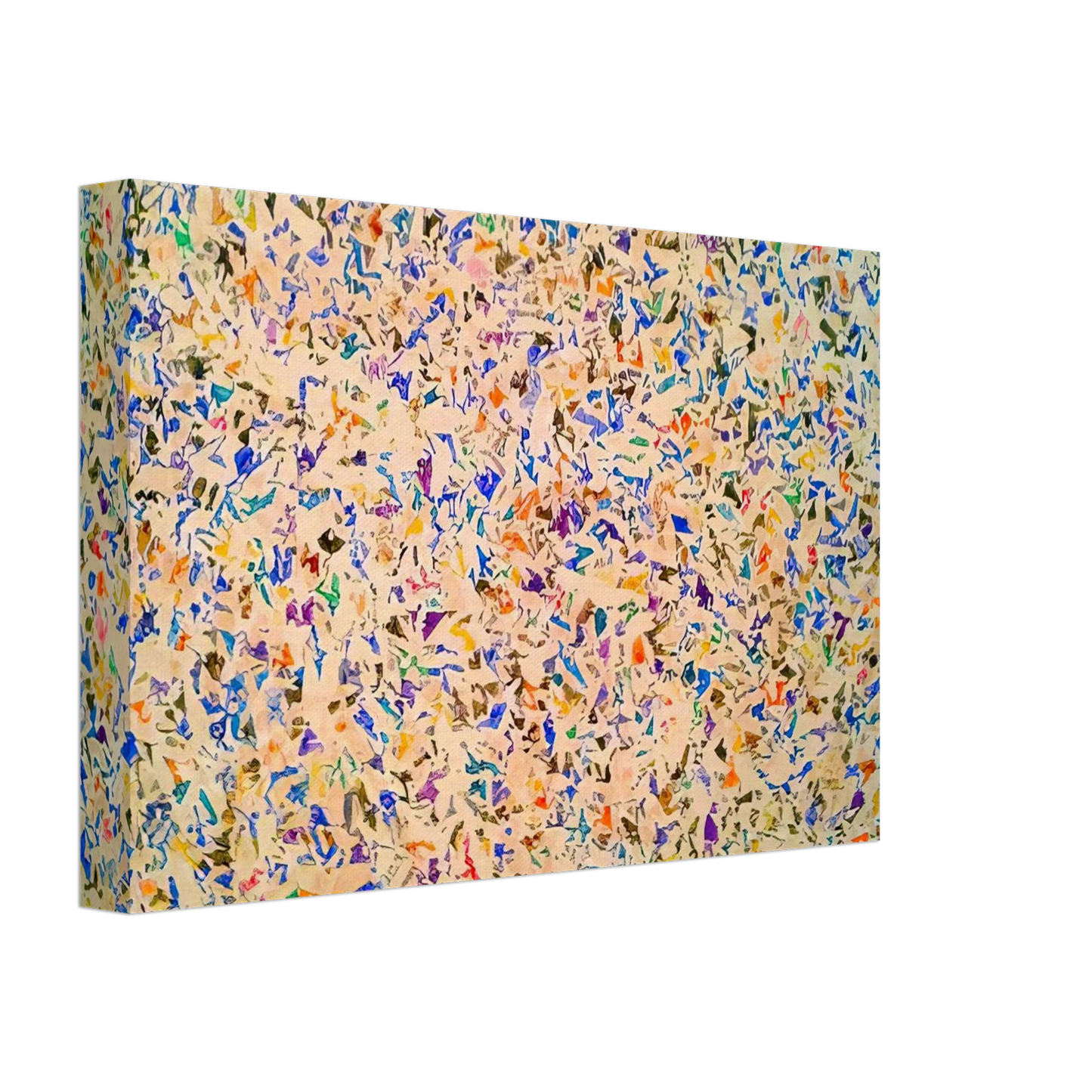 Simon Hantai - Untitled Suite 'Blancs' - 1973 Canvas - 70x100 cm / 28x40 inches-canvas