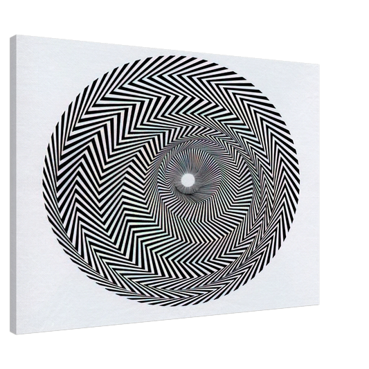 Bridget Riley - BLAZE 1 1962 Canvas - 20x30 cm / 8x12 inches-canvas