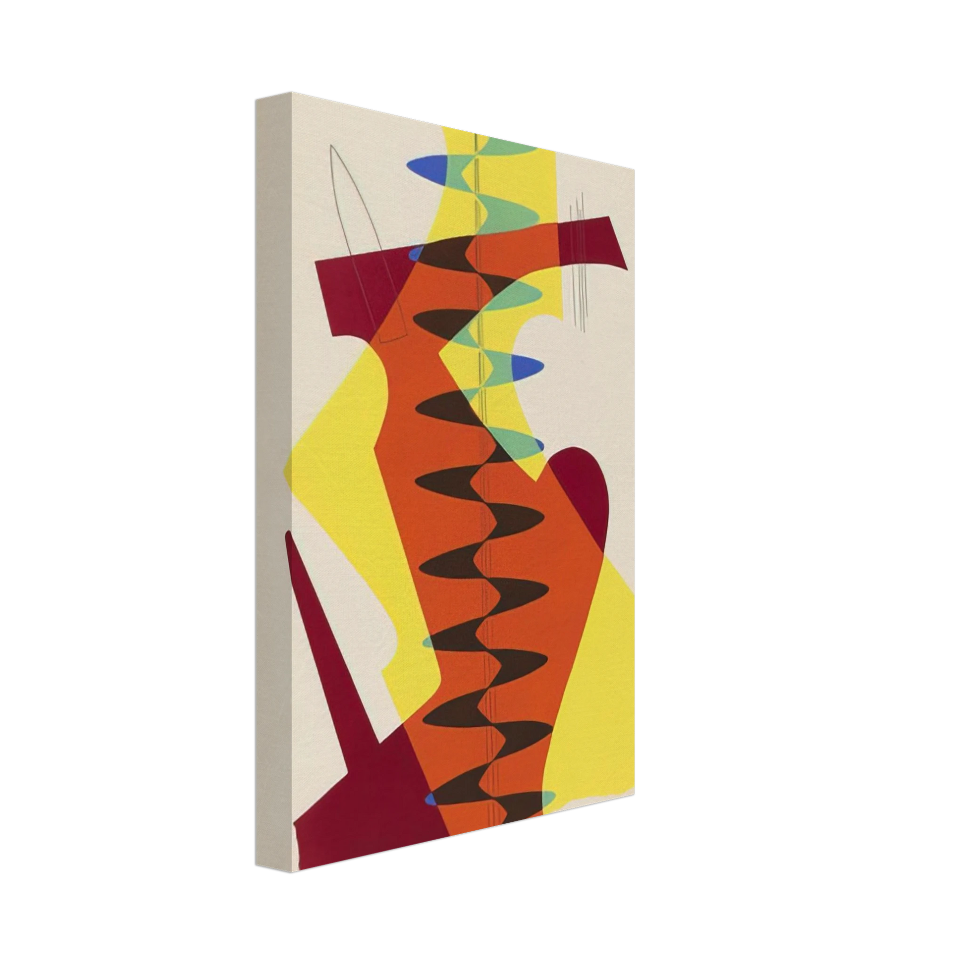 Man Ray - THE MEETING FROM THE PORTFOLIO REVOLVING DOORS 1926 Canvas - 70x100 cm / 28x40 inches-canvas