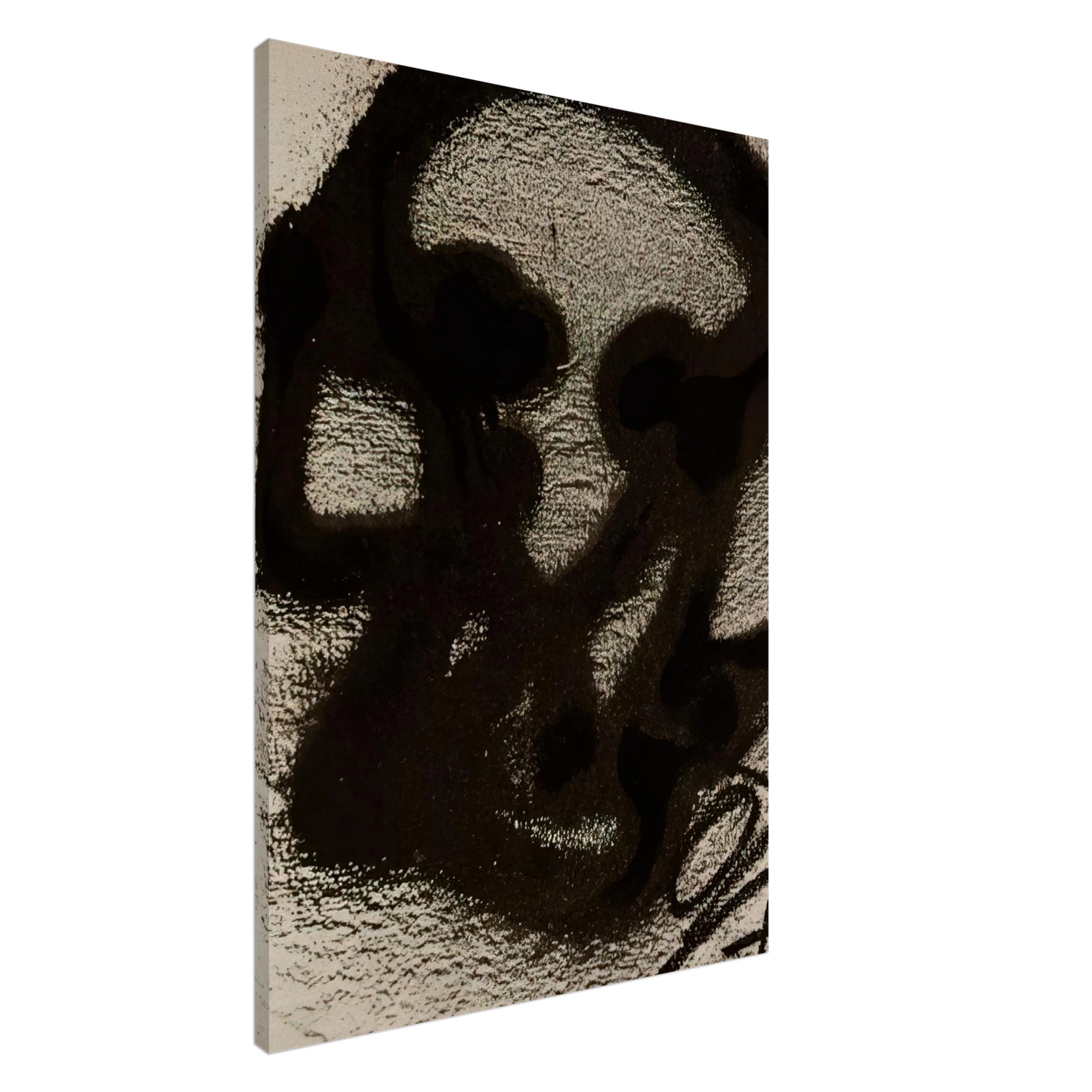 Antoni Tapies - EQUATION III 1987 Canvas - 20x30 cm / 8x12 inches-canvas