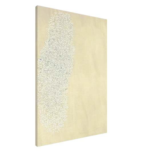 Robert Goodnough - Light Gray - Tan - 1978 Canvas - 20x30 cm / 8x12 inches-canvas