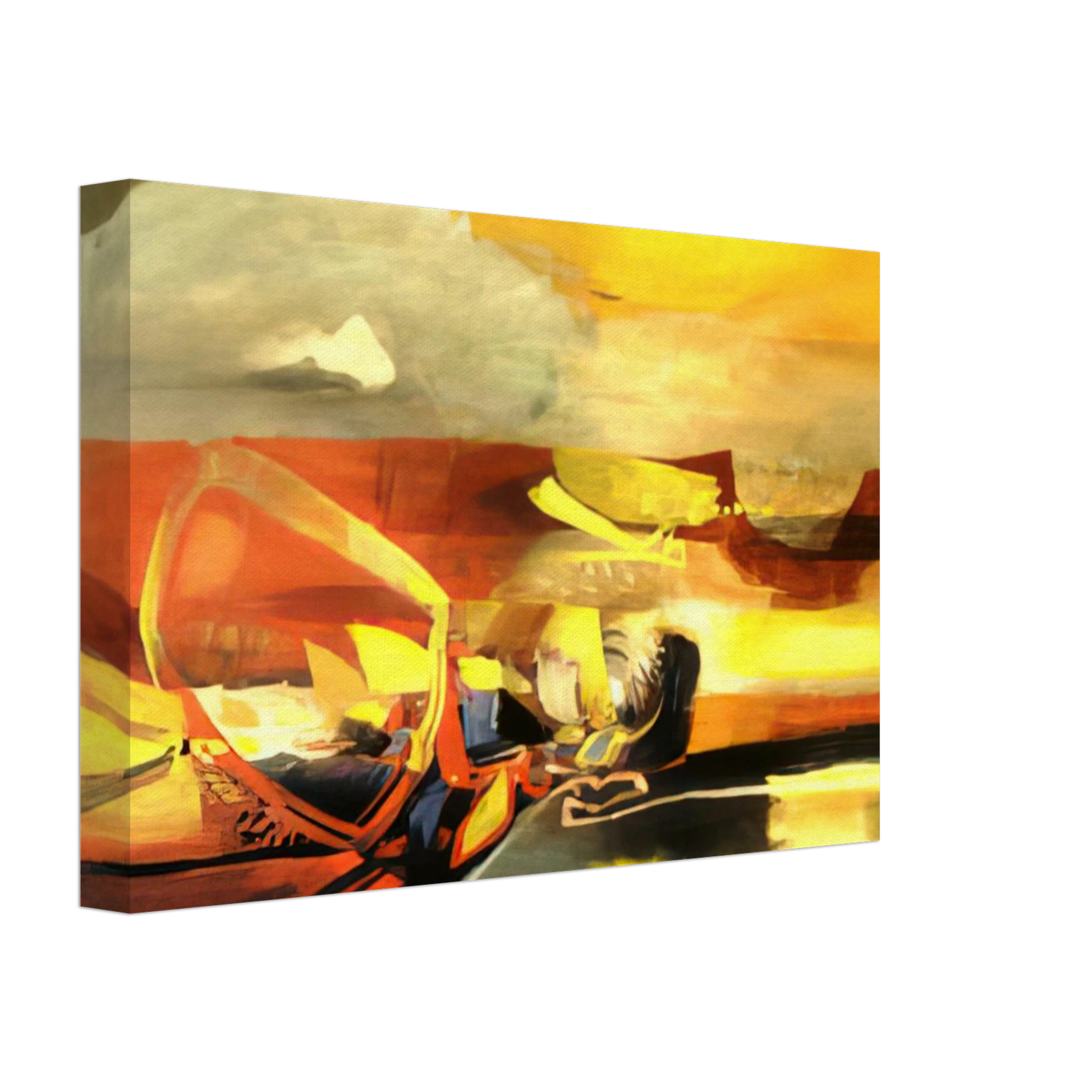 Alejandro Obregon - AGUA C LIDA 1962 Canvas - 70x100 cm / 28x40 inches-canvas