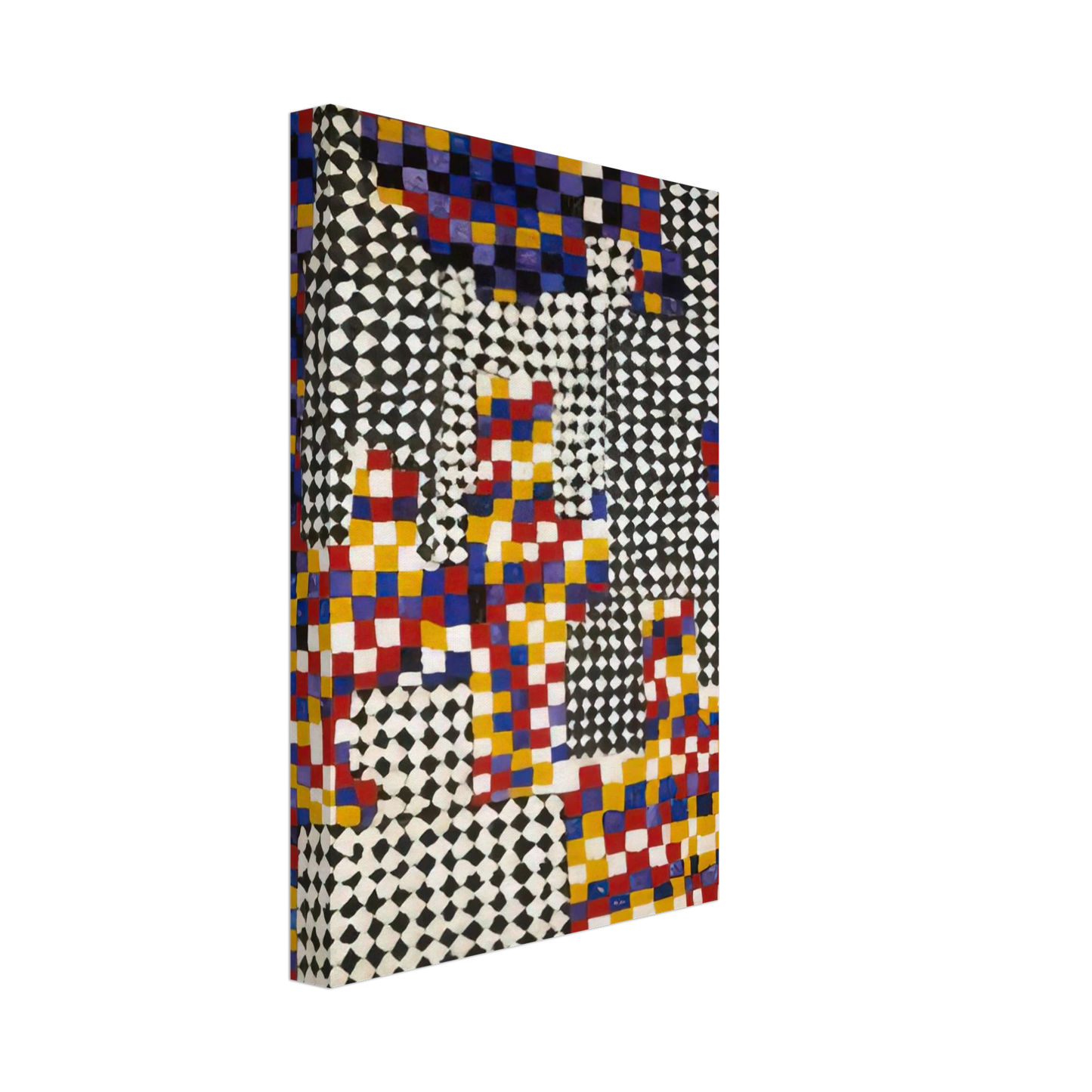 Alfred Jensen - Family Portrait - 1958 Canvas - 70x100 cm / 28x40 inches-canvas