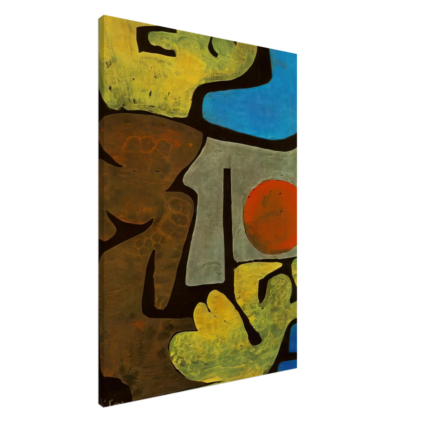 Paul Klee - PARK OF IDOLS 1938 Canvas - 20x30 cm / 8x12 inches-canvas