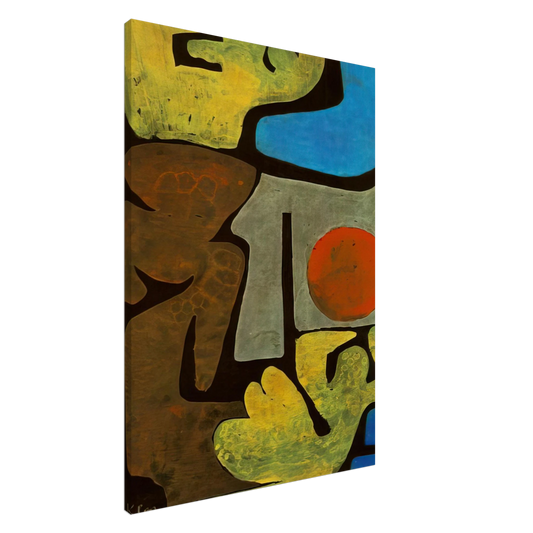 Paul Klee - PARK OF IDOLS 1938 Canvas - 20x30 cm / 8x12 inches-canvas