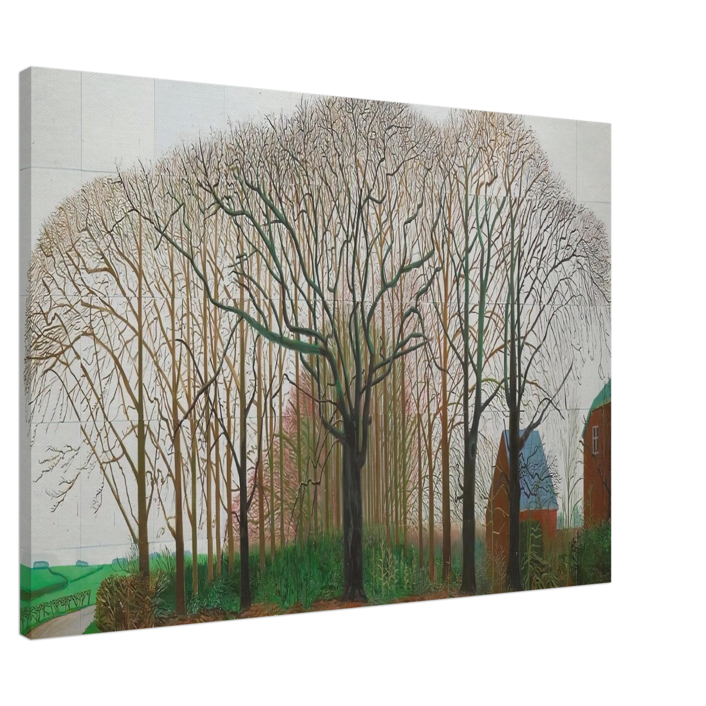 David Hockney - David Hockney Canvas - 20x30 cm / 8x12 inches-canvas