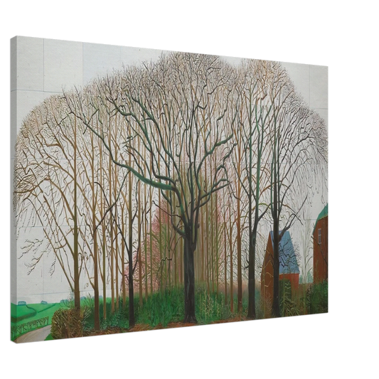 David Hockney - David Hockney Canvas - 20x30 cm / 8x12 inches-canvas