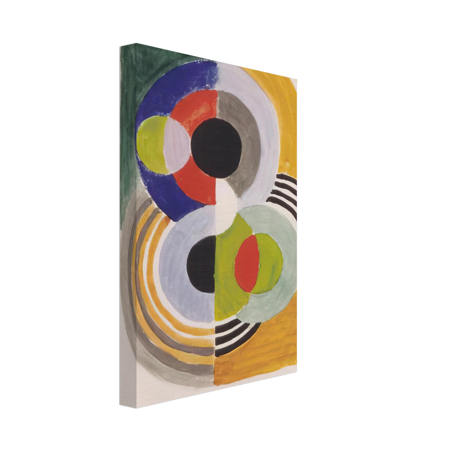 Sonia Delaunay - COMPOSITION WITH DISCS Canvas - 40x60 cm / 16x24 inches-canvas