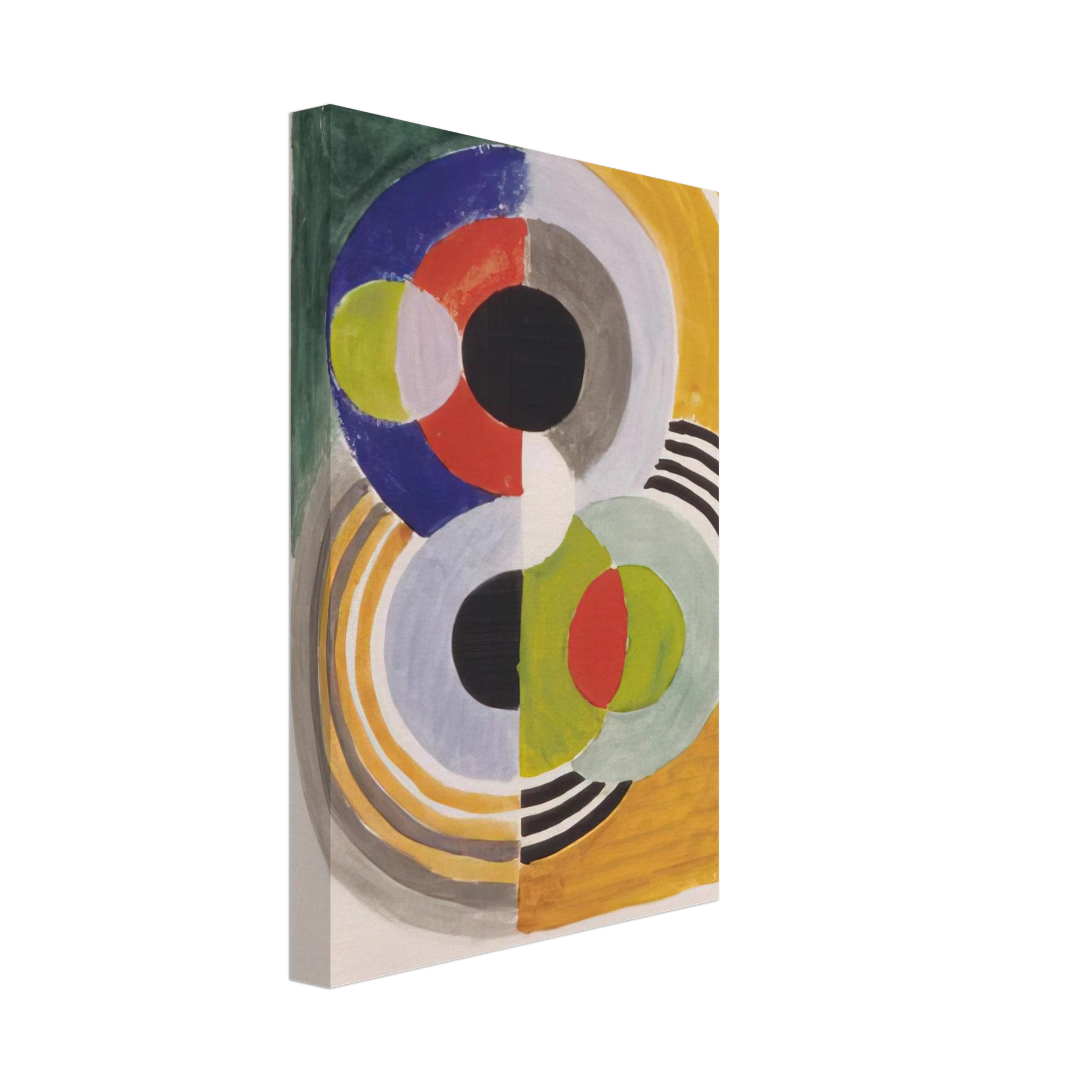 Sonia Delaunay - COMPOSITION WITH DISCS Canvas - 40x60 cm / 16x24 inches-canvas