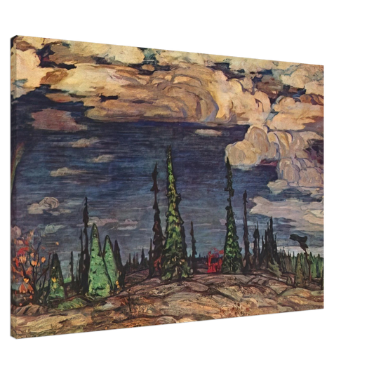 A.Y. Jackson - Terre Sauvage - 1913 Canvas - 20x30 cm / 8x12 inches-canvas