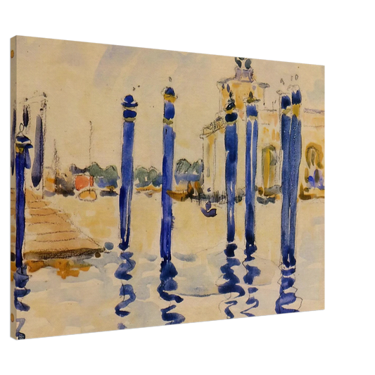 Henri-Edmond Cross - La Donana, Venice Canvas - 20x30 cm / 8x12 inches-canvas