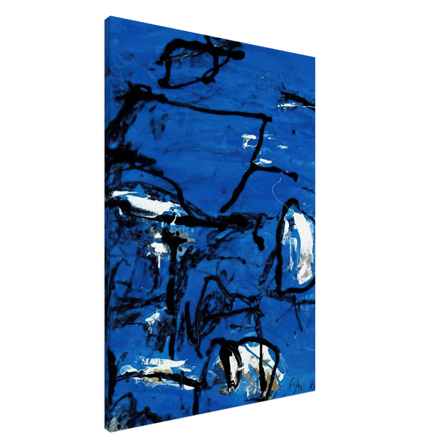 Emil Schumacher - Cuma - Tachisme Canvas - 20x30 cm / 8x12 inches-canvas