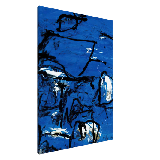 Emil Schumacher - Cuma - Tachisme Canvas - 20x30 cm / 8x12 inches-canvas