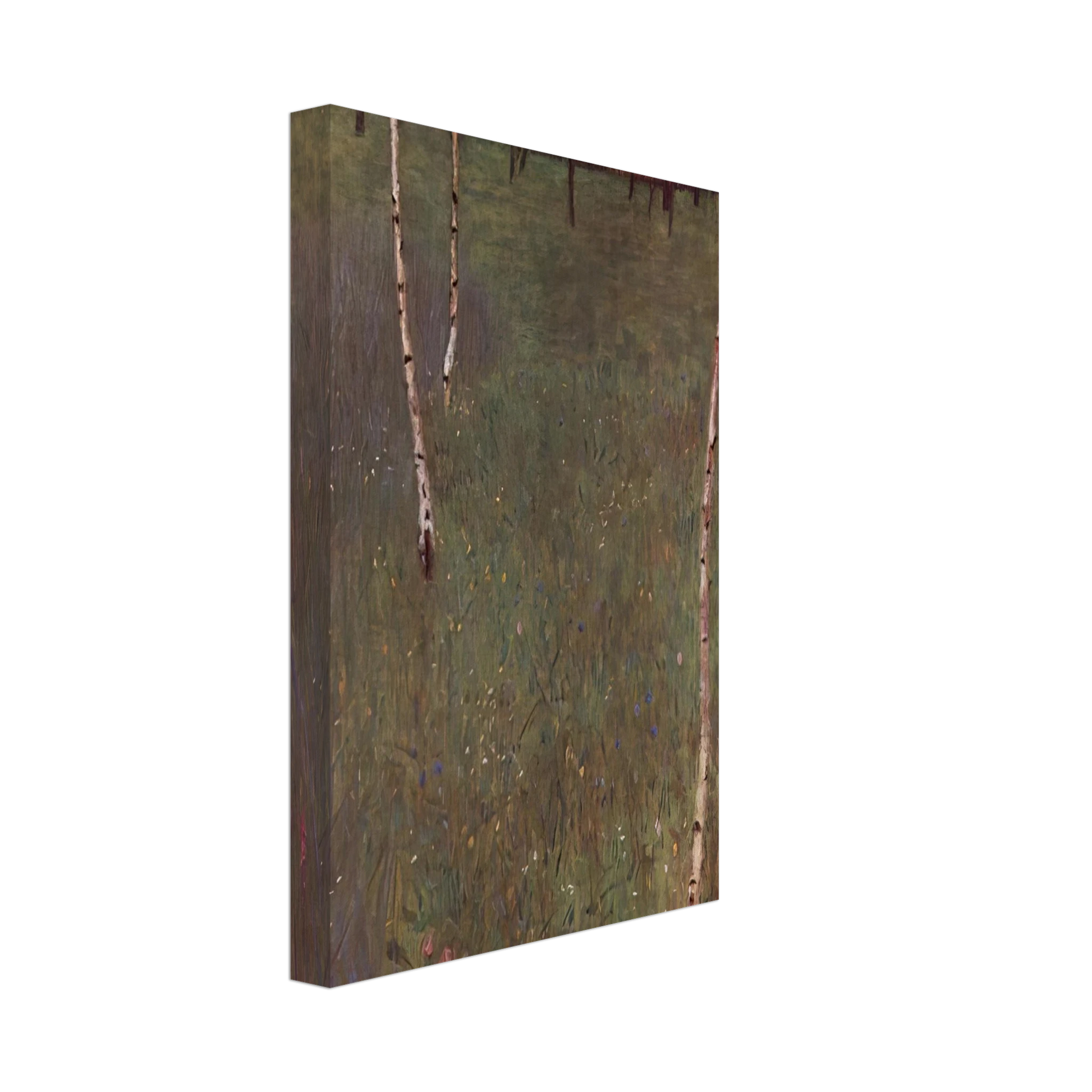 Gustav Klimt - FARMHOUSES WITH BIRCH TREES Canvas - 40x60 cm / 16x24 inches-canvas