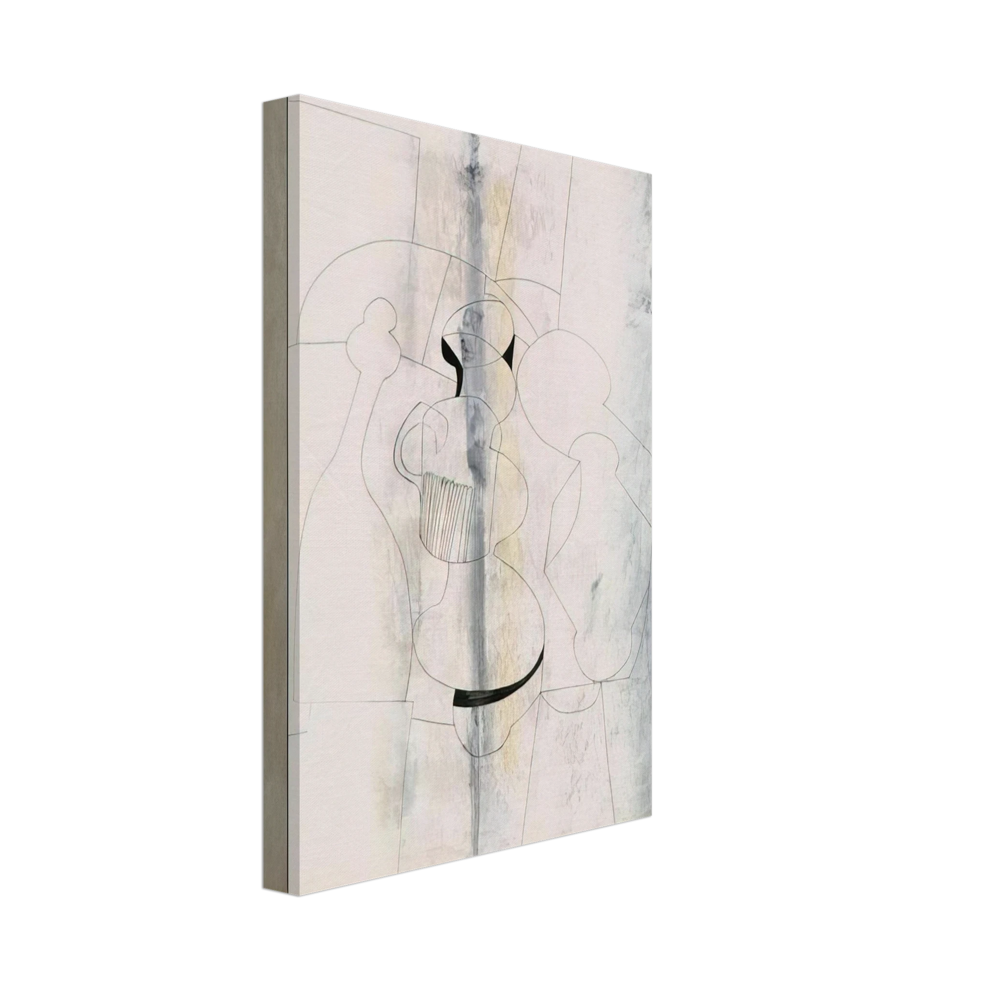 Ben Nicholson - 20 April 1979 vertical stripe - 1979 Canvas - 40x60 cm / 16x24 inches-canvas