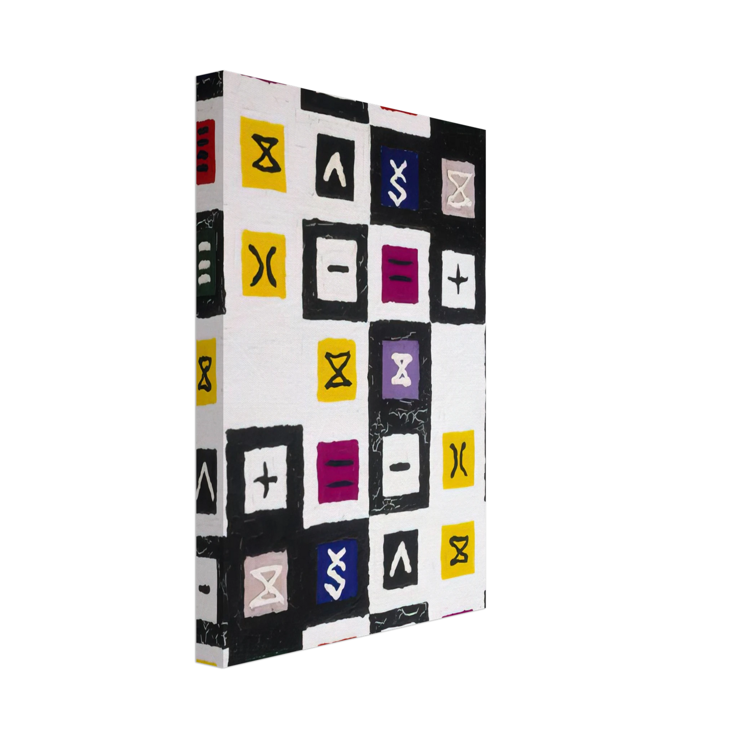 Alfred Jensen - The Great Mystery II - 1960 Canvas - 40x60 cm / 16x24 inches-canvas