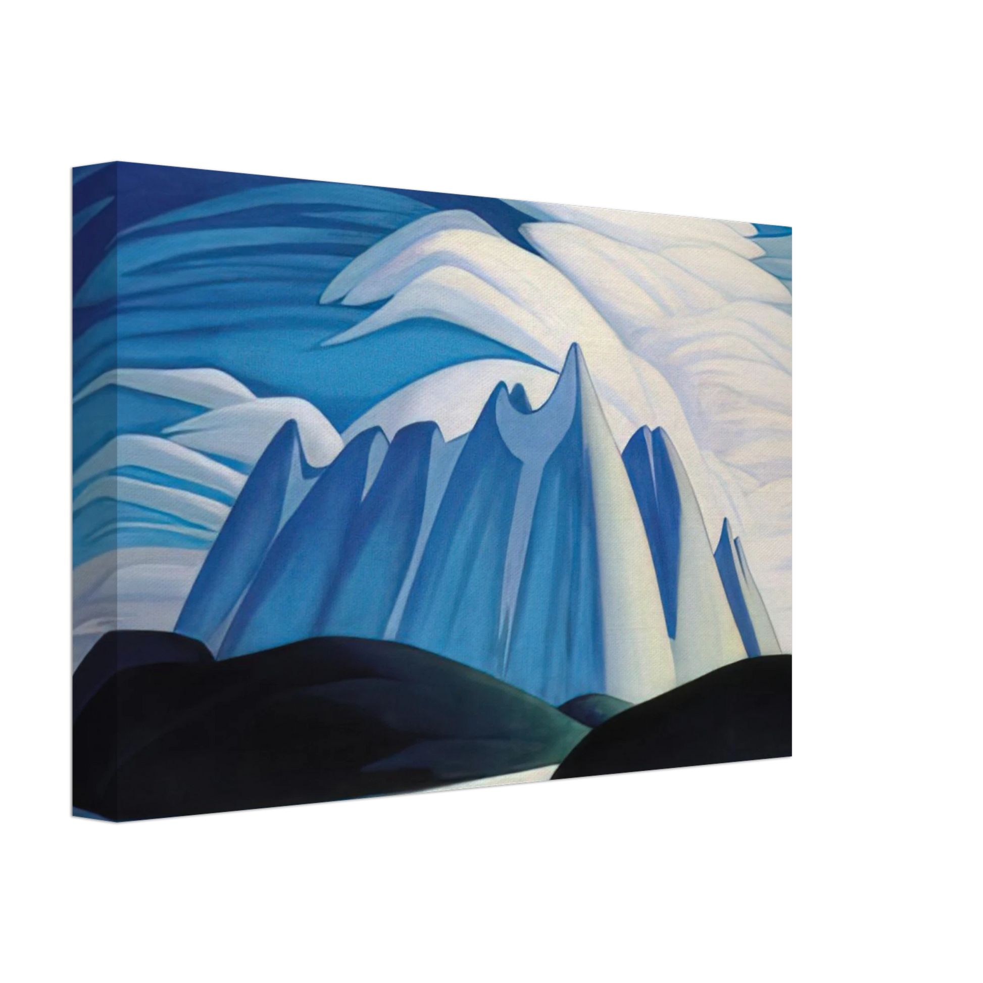 Lawren Harris - Lake and Mountains - 1928 Canvas - 70x100 cm / 28x40 inches-canvas