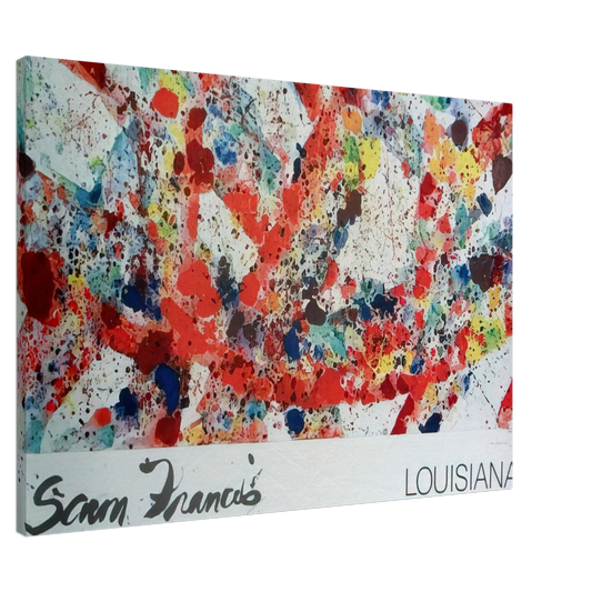 Sam Francis - Polar Red Canvas - 20x30 cm / 8x12 inches-canvas