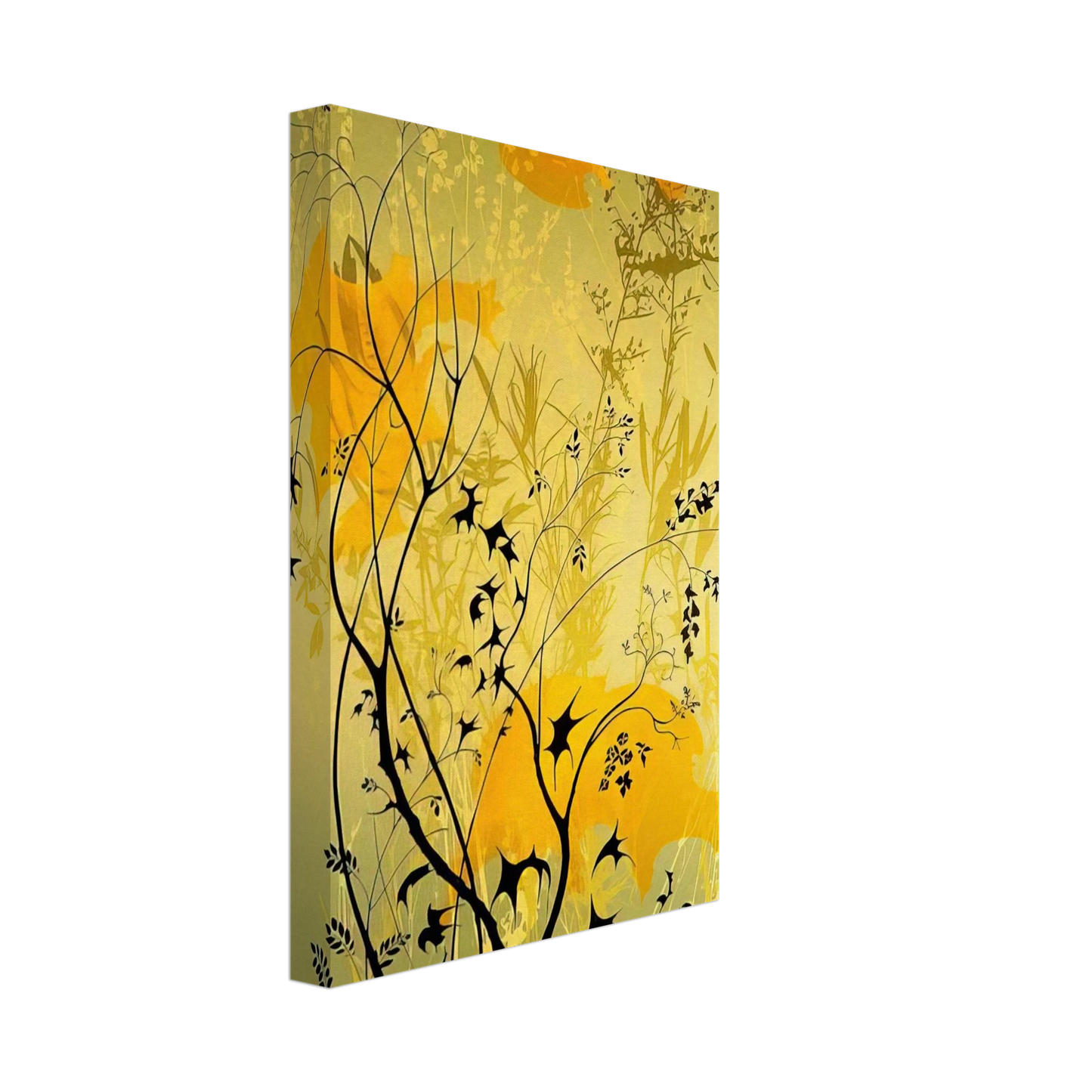 Eyvind Earle - Wild Flowers Canvas - 40x60 cm / 16x24 inches-canvas