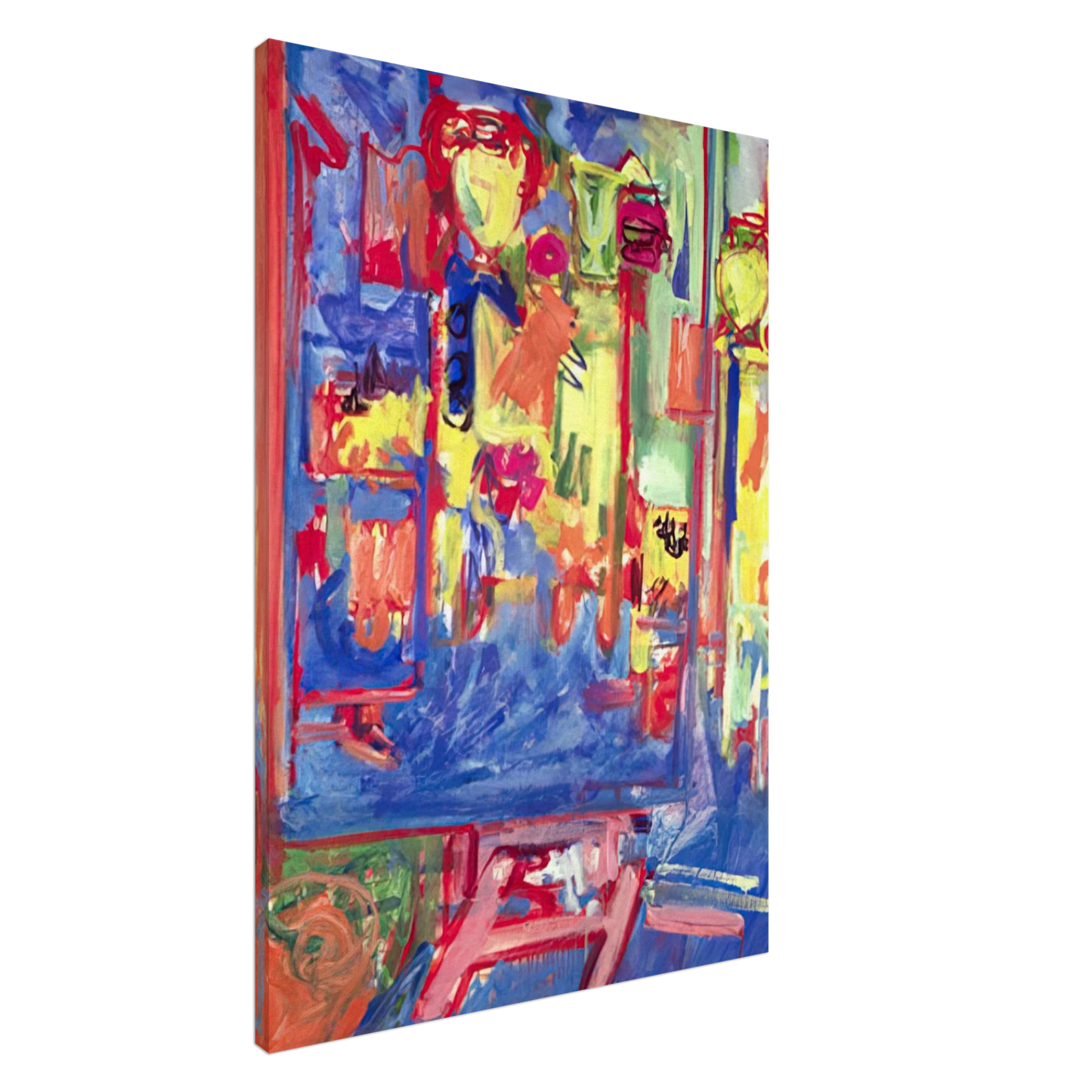 Hans Hofmann - Interior Composition Canvas - 20x30 cm / 8x12 inches-canvas