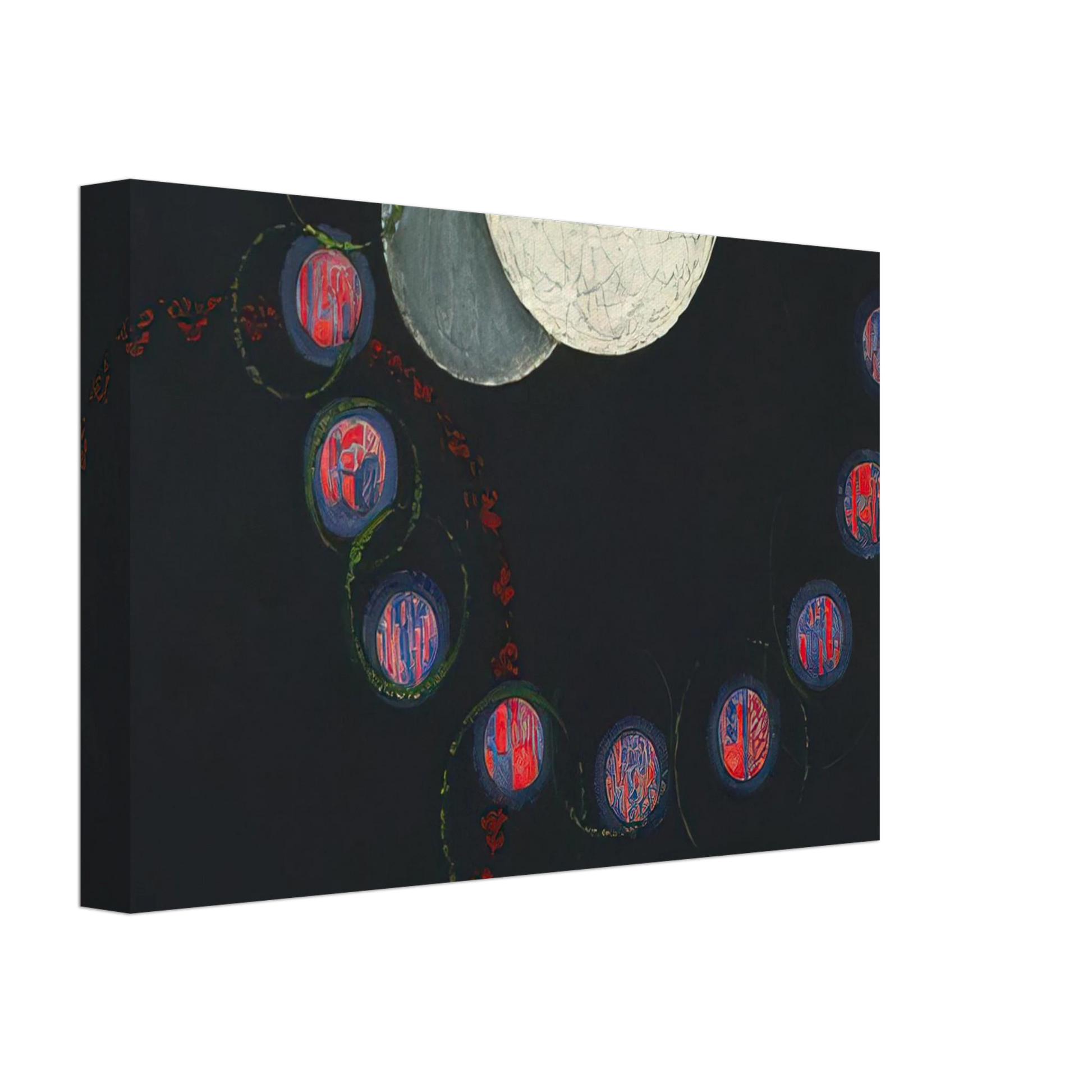 Frantisek Kupka - The First Step Canvas - 40x60 cm / 16x24 inches-canvas