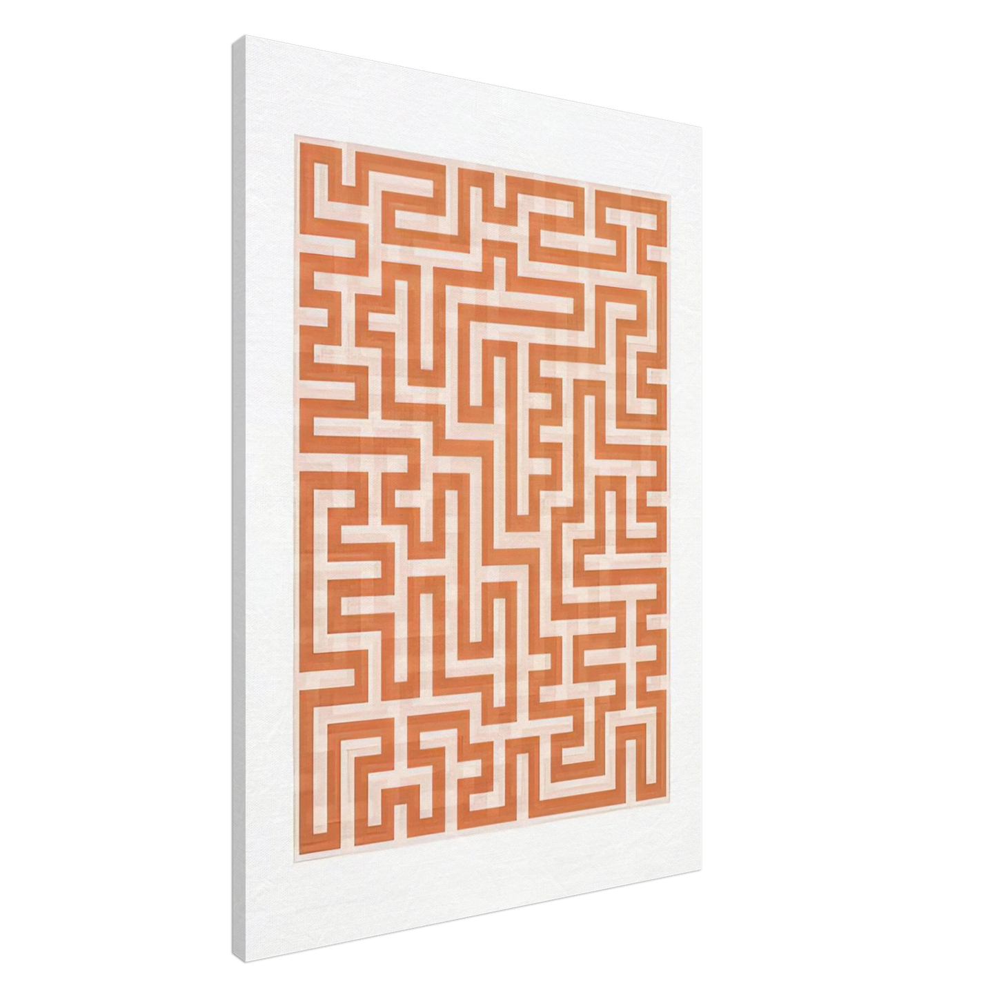 Anni Albers - RED MEANDER II 1971 Canvas - 20x30 cm / 8x12 inches-canvas