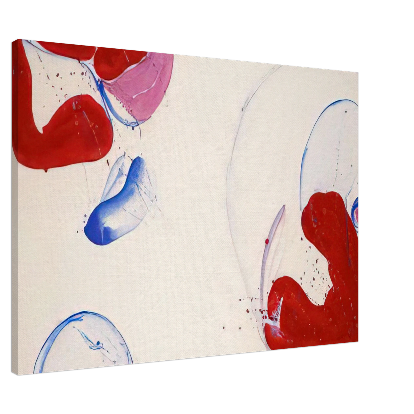 Sam Francis - Untitled  SF 61-012  Canvas - 20x30 cm / 8x12 inches-canvas