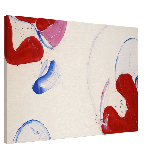 Sam Francis - Untitled  SF 61-012  Canvas - 20x30 cm / 8x12 inches-canvas