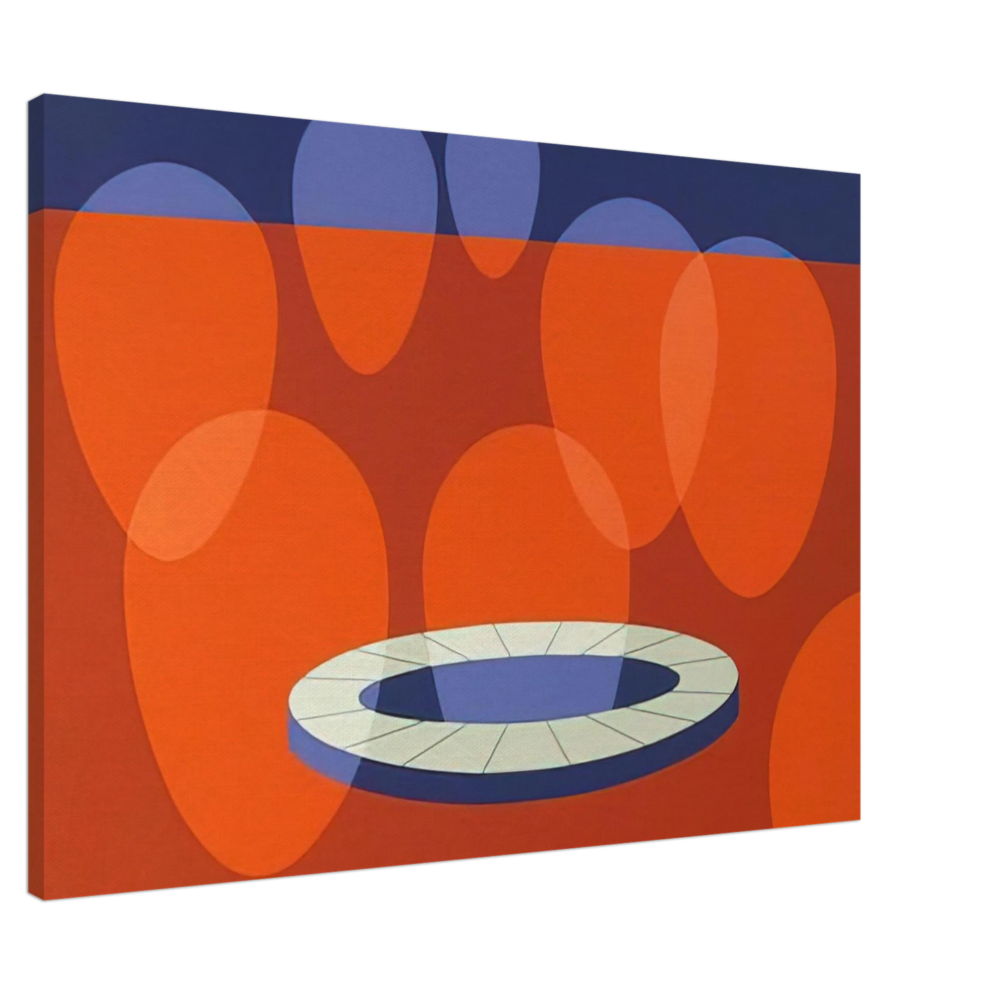 Clarence Holbrook Carter - Joseph and his Brothers - 1971 Canvas - 20x30 cm / 8x12 inches-canvas