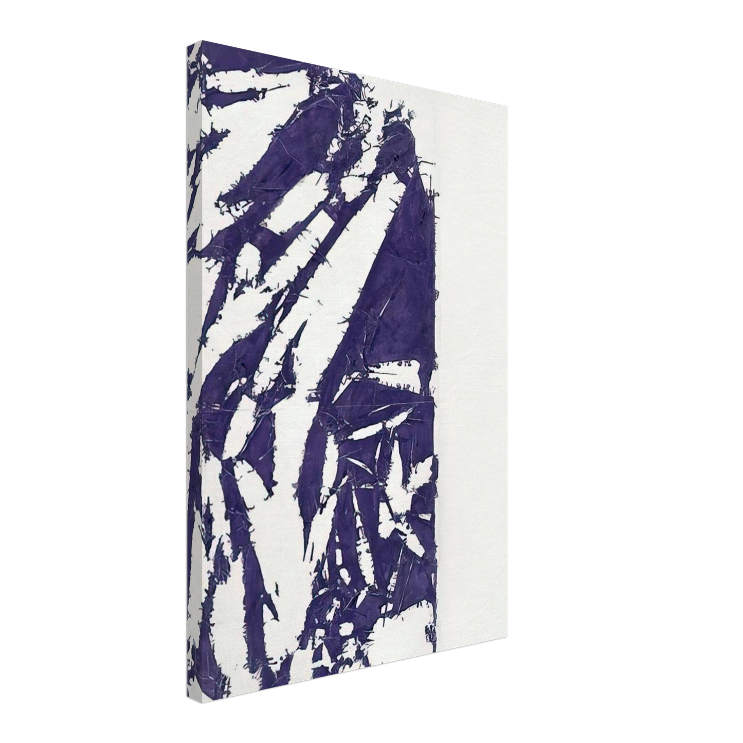 Simon Hantai - Laissee - 1995 Canvas - 40x60 cm / 16x24 inches-canvas