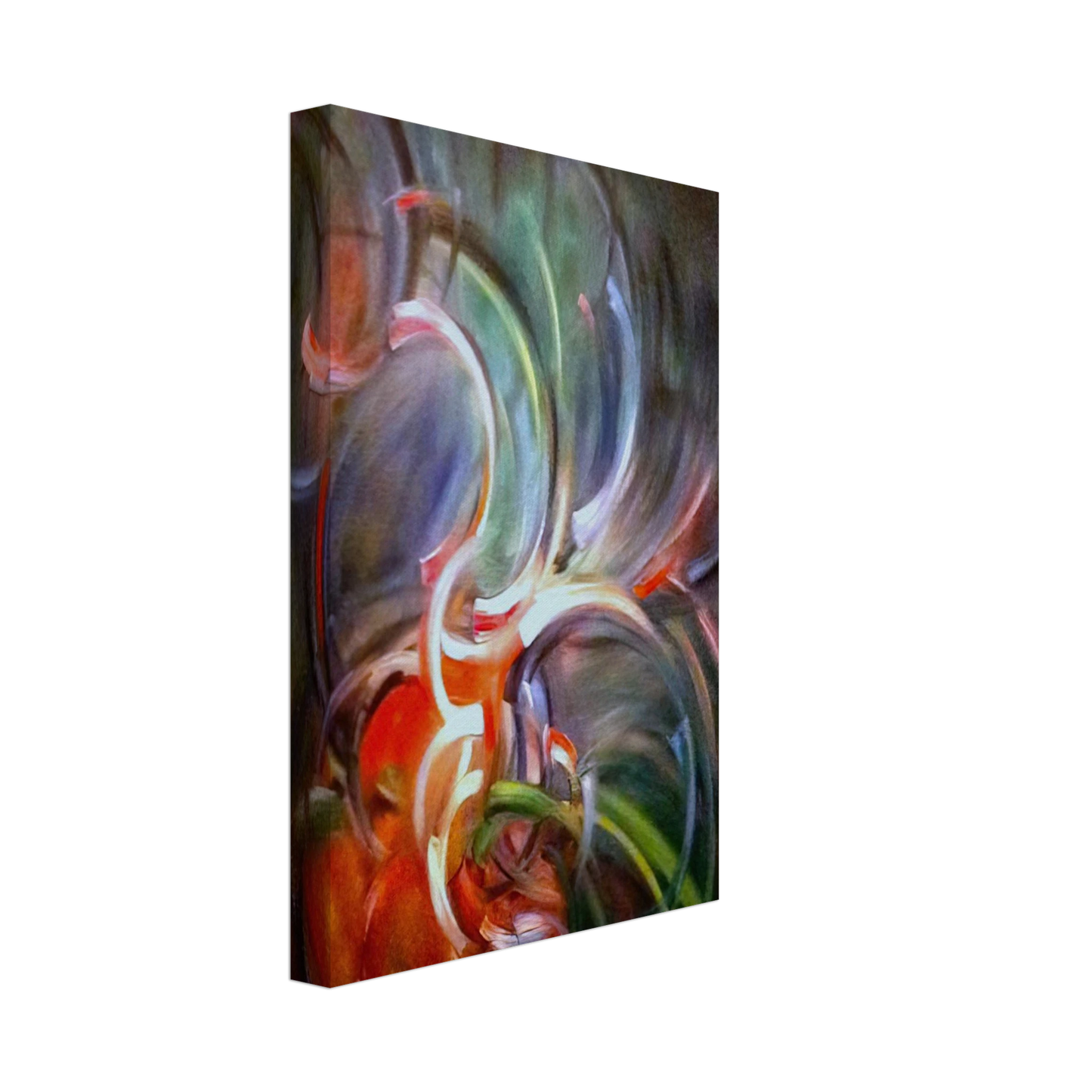 Konrad Zuse - Untitled - 1974 Canvas - 70x100 cm / 28x40 inches-canvas