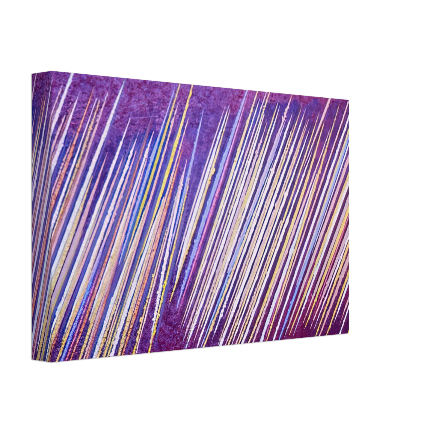 Ronnie Landfield - Red Line Painting II - 1968 Canvas - 70x100 cm / 28x40 inches-canvas