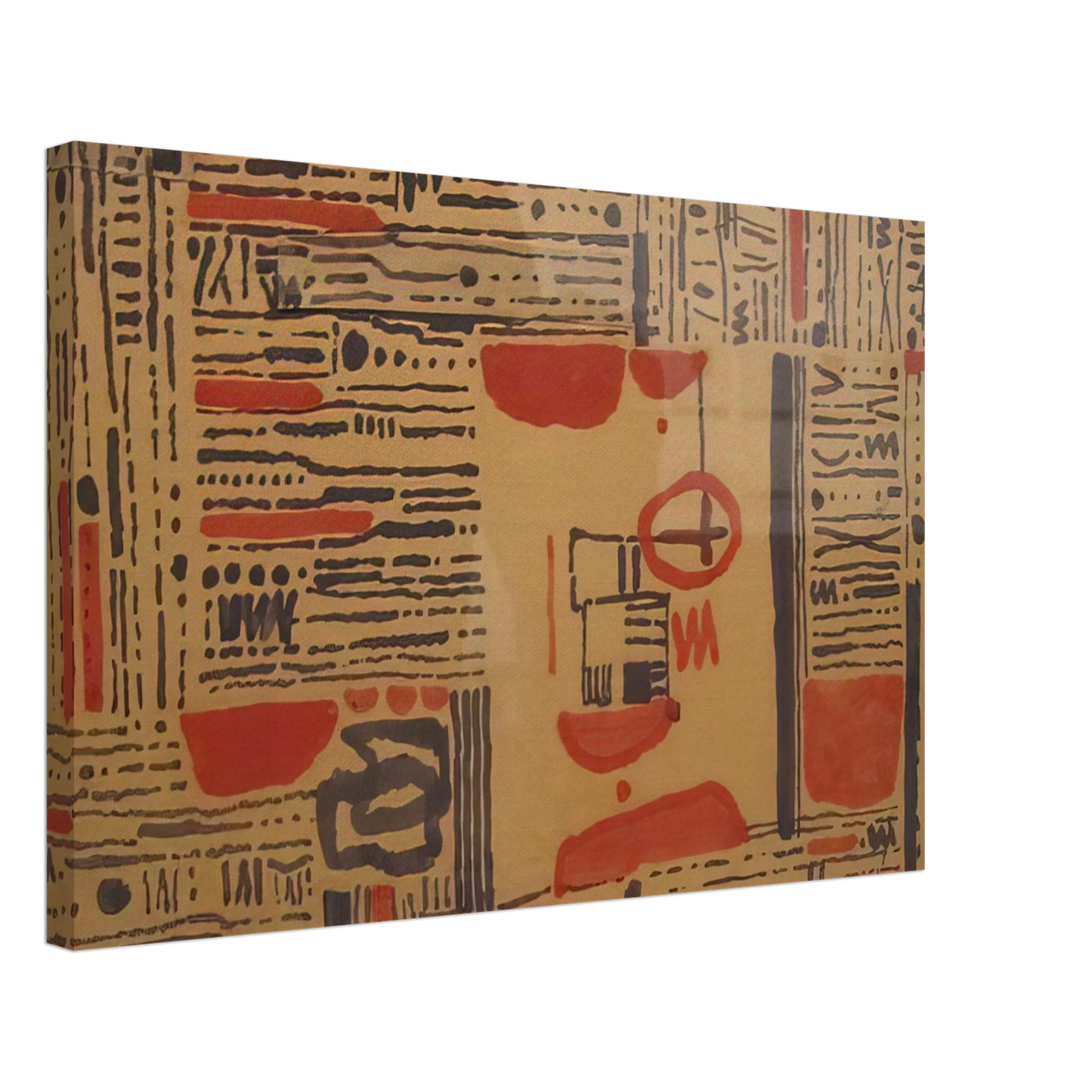 Bice Lazzari - L-11 - 1950 Canvas - 40x60 cm / 16x24 inches-canvas