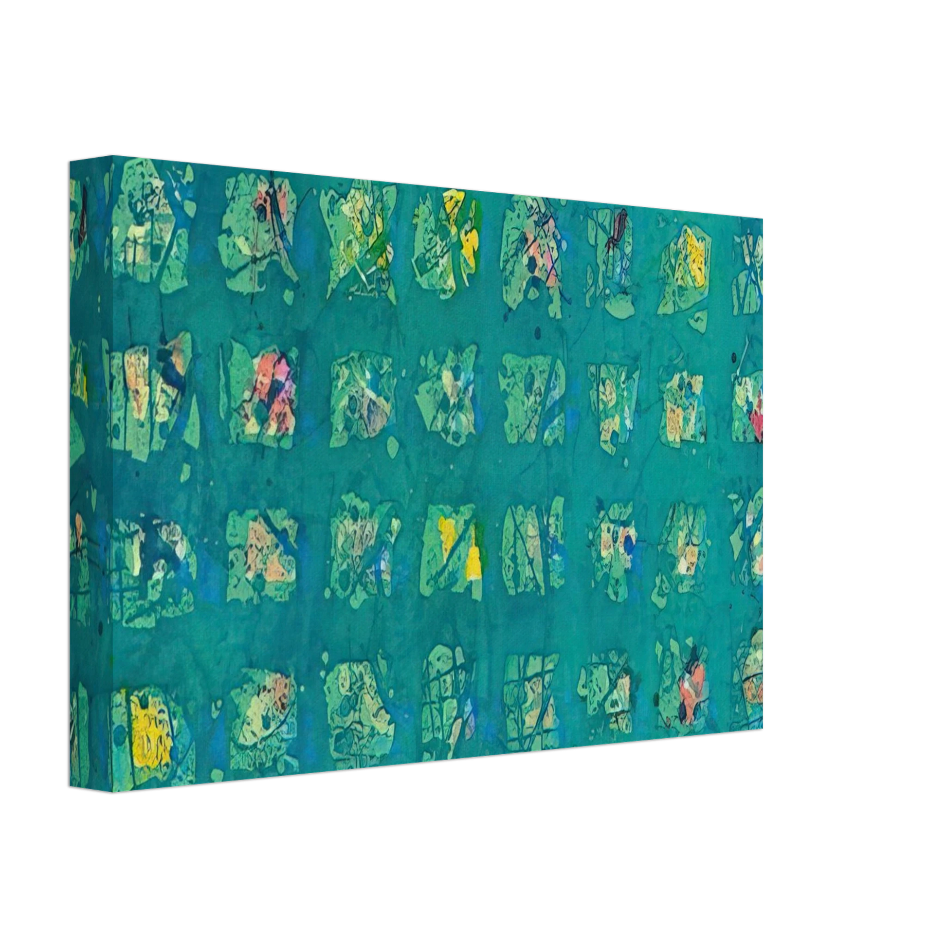 Sam Francis - La Primavera Fredda  Cold Spring  Canvas - 40x60 cm / 16x24 inches-canvas