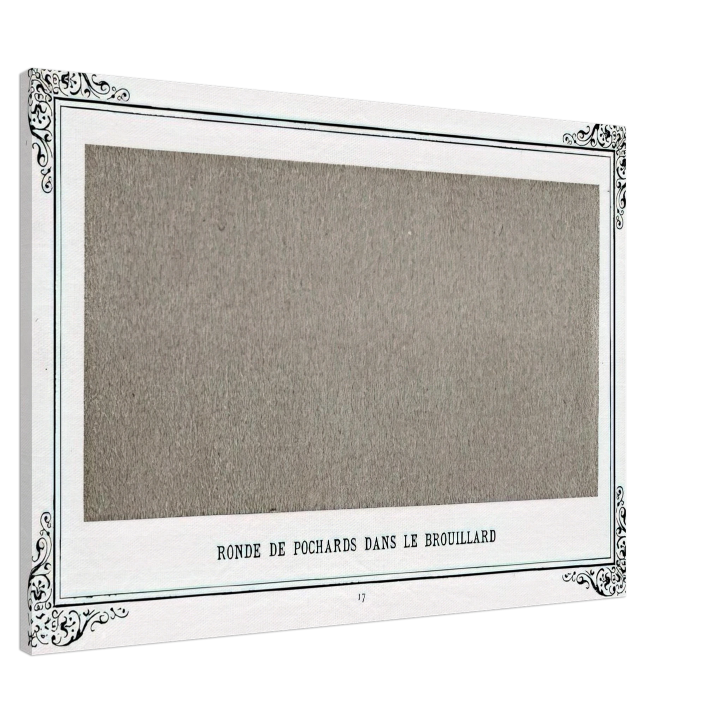 Alphonse Allais - Band of Greyfriars in the Fog Band Of Dusty Drunks In The Fog Canvas - 20x30 cm / 8x12 inches-canvas