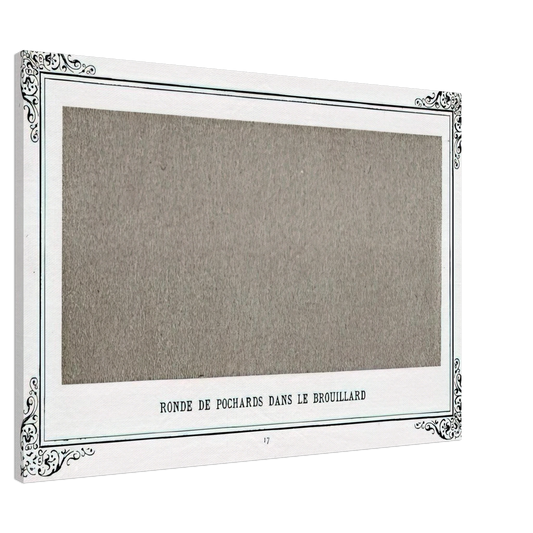 Alphonse Allais - Band of Greyfriars in the Fog Band Of Dusty Drunks In The Fog Canvas - 20x30 cm / 8x12 inches-canvas