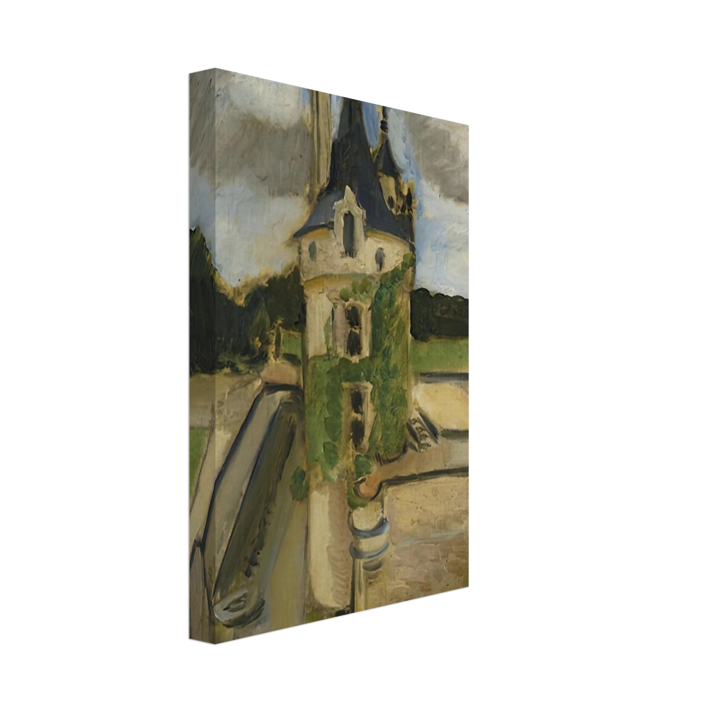 Henri Matisse - LLA TOUR DE CHENONCEAUX 1917 Canvas - 70x100 cm / 28x40 inches-canvas