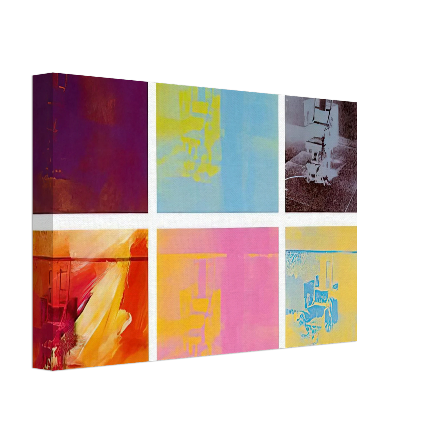 Andy Warhol - Electric Chair Canvas - 40x60 cm / 16x24 inches-canvas